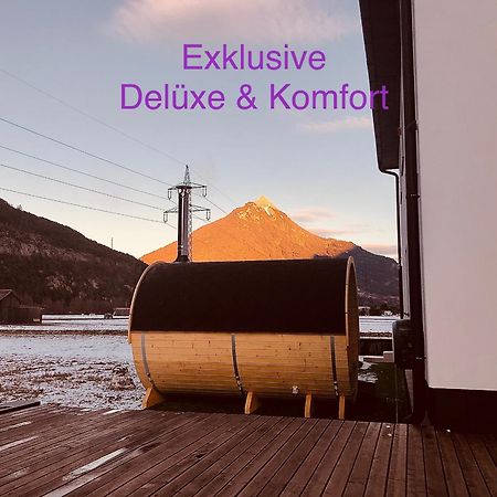Deluxefort Fuer 10 Gaeste Mit Eigenem Whirlpool Und Fasssauna Imst Exterior foto